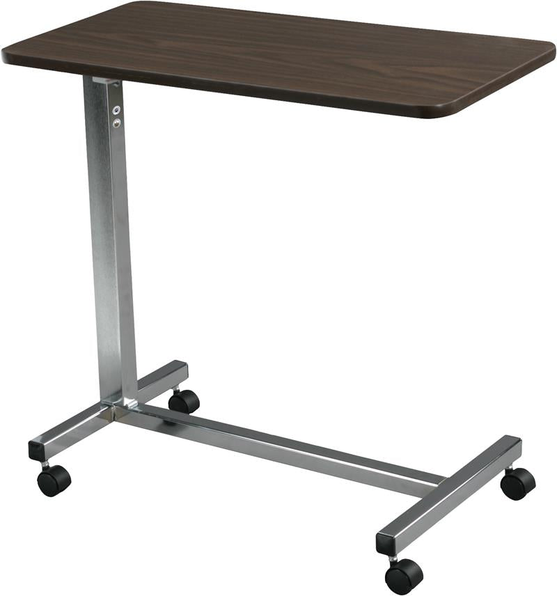 Non Tilt Top Overbed Table By Drive Medical|Silver Vein|Proper Assembly