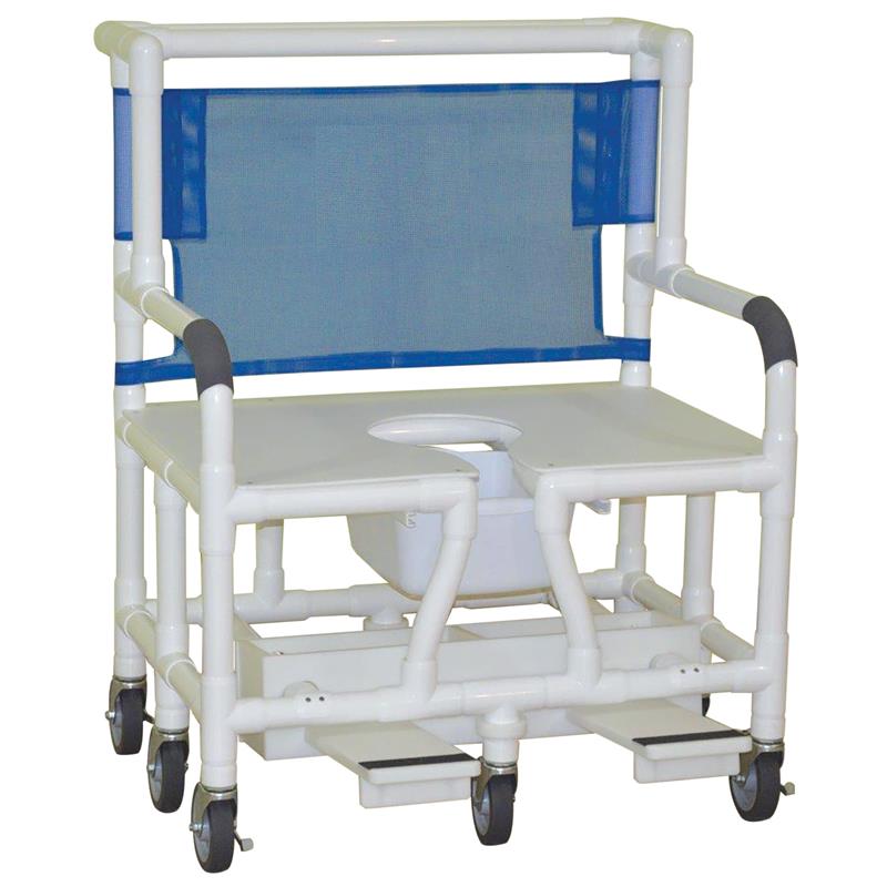 MJM Bariatric Bathing Chair with High Density Flat Seat