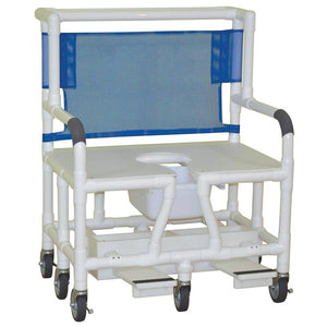 MJM Bariatric Bathing Chair with High Density Flat Seat
