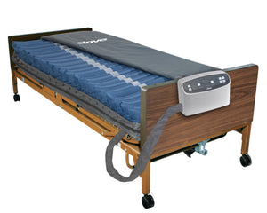 Med-Aire Plus 8" Alternating Pressure and Low Air Loss Mattress System|Med-Aire Plus 8" Alternating Pressure Mattress with 10" defined perimeter|Med-Aire 8" Alternating Pressure and Low Air Loss Mattress Control