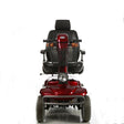 Merits Pioneer 10 4-Wheel Scooter in Red|Merits Pioneer 10 4-Wheel Scooter in Red|Merits Pioneer 10 4-Wheel Scooter in Red|Back of Merits Pioneer 10 4-Wheel Scooter in Red|Optional Weather Cover|Optional Canopy without foldable basket|Optional Oxygen Tank Holder|Optional Walker Holder|Optional Cane Holder|Optional Foldable Rear Basket|Optional Foldable Rear Basket