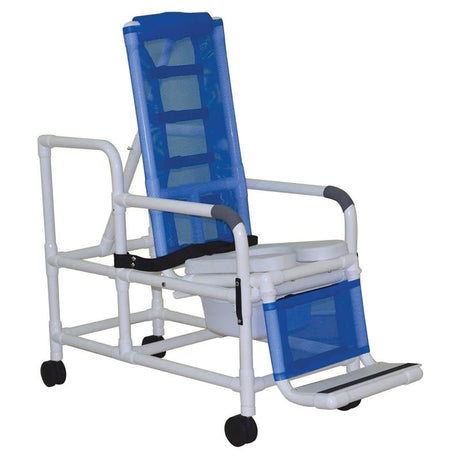 MJM Tilt-N-Space Adult Shower Chair with Commode Pail
