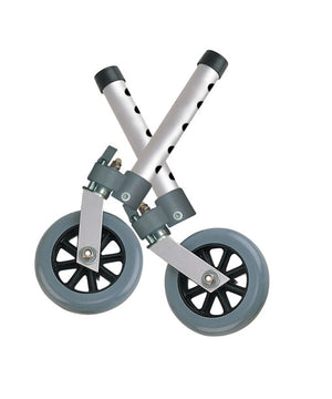 Swivel Wheel casters by Drive Medical|Rear glides by Drive Medical|Rear glide caps by Drive medical