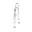 Side Hemi Walker by Drive Medical|Side Hemi Walker by Drive Medical folded for storage