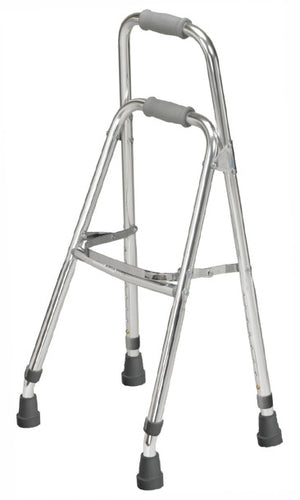 Side Hemi Walker by Drive Medical|Side Hemi Walker by Drive Medical folded for storage
