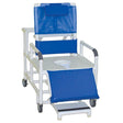 MJM Bariatric Bariatric Reclining Shower Chair comes with a 26" width seat