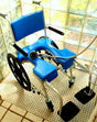 Go-Anywhere Self Propel Commode N Shower Chair|Go-Anywhere Self Propel Chair - Compact|Go-Anywhere Self Propel Chair - Frame|Go-Anywhere Self Propel Chair - Tool Free Assembly