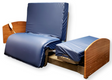 Fixed-Height Rotational Turn Stand Assist Bed with mattress