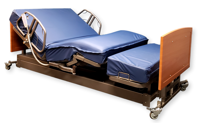 Head and Kneed section are fully articulating (shown with opt. rails)