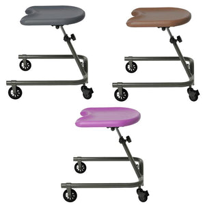 Special Tomato Soft-Touch Floor Sitter with Wedge Base in Aqua|Special Tomato Soft-Touch Floor Sitter with Wedge Base in Lilac|Special Tomato Soft-Touch Floor Sitter with Wedge Base in Dark Gray|Attachment Straps come standard on chest and pelvic area|Closeup of connection and leg area|Optional Special Tomato Mobile Activity Tray in Aqua|Optional Special Tomato Mobile Activity Tray in Gray, Chocolate and Lilac