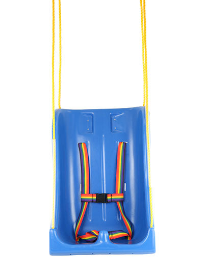 Skillbuilders Swing Seat with Rope shown with built-in pommel option