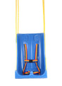 Skillbuilders Swing Seat with Rope shown with built-in pommel option
