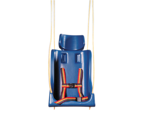 Seat shown (with rope) with optional contoured headrest