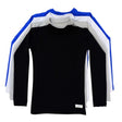 Kozie Clothes Plain And Simple Long Sleeve Compression in Navy Blue|Kozie Clothes Plain And Simple Long Sleeve Compression in Blush Pink|Kozie Clothes Plain And Simple Long Sleeve Compression in Navy Blue|Kozie Clothes Plain And Simple Long Sleeve Compression in Royal Blue|Kozie Clothes Plain And Simple Long Sleeve Compression in Deep Purple|Kozie Clothes Compression Shirt Size Chart
