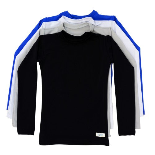Kozie Clothes Plain And Simple Long Sleeve Compression in Navy Blue|Kozie Clothes Plain And Simple Long Sleeve Compression in Blush Pink|Kozie Clothes Plain And Simple Long Sleeve Compression in Navy Blue|Kozie Clothes Plain And Simple Long Sleeve Compression in Royal Blue|Kozie Clothes Plain And Simple Long Sleeve Compression in Deep Purple|Kozie Clothes Compression Shirt Size Chart