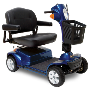 Maxima 4-Wheel Scooter by Pride Mobility in Viper Blue