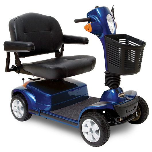 Maxima 4-Wheel Scooter by Pride Mobility in Viper Blue