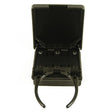 Top View of the Pride Mobility Cup Holder|Front view of the Top View of the Pride Mobility Cup Holder|Easy to close Pride Mobility Cup Holder
