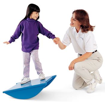 Tumble Forms 2 Soft-Top Rocker Balance, Foam-cushioned top is nonslip and nonabrasive, providing sure footing during rocker/balance