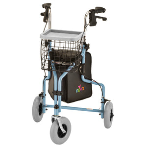 Nova Traveler 3-Wheel Rolling Walker in Diamond Blue