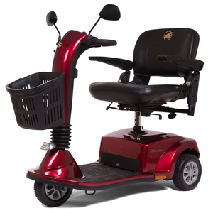 Companion 3-Wheel Full Size Scooter by Golden Technologies in Red