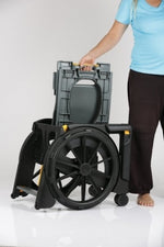 WheelAble Shower and Commode Chair by Seatara - Easy to Carry