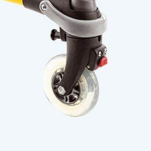 4" Wheels with holder come with locking mechanism and come individually|8" Slim-Line Wheels and Bushings come in set of 4 and are locking|8" Wheels with holder come with locking mechanism and come individually