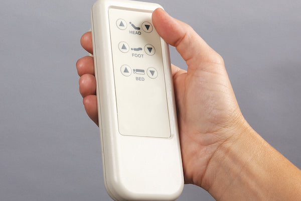 Standard 3 function remote - head and knee articulation and hi-low functionality.