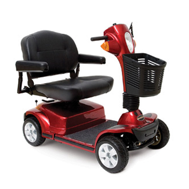 Maxima 4-Wheel Scooter by Pride Mobility in Candy Apple Red