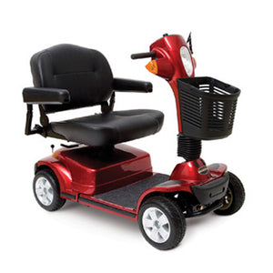 Maxima 4-Wheel Scooter by Pride Mobility in Candy Apple Red