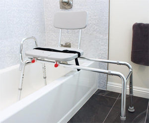Eagle Health Sliding Transfer Bench with Cut Out|Eagle Health Sliding Transfer Bench with Cut Out