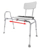 Eagle Health Sliding Transfer Bench with Cut Out|Eagle Health Sliding Transfer Bench with Cut Out