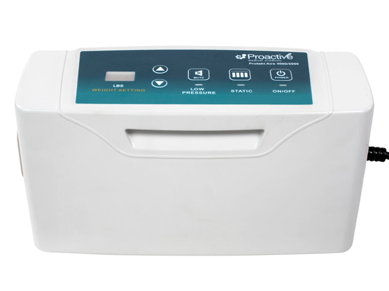 Protekt Aire 4000DX by Proactive Medical|Protekt Aire 4000DX with Raised Perimeters by Proactive Medical|20 individual air bladders provide ultimate pressure|Protekt Aire 4000DX Pump by Proactive Medical