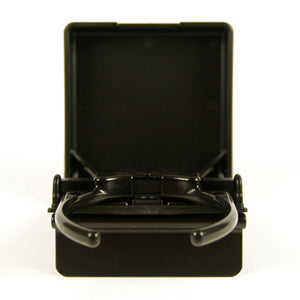 Top View of the Pride Mobility Cup Holder|Front view of the Top View of the Pride Mobility Cup Holder|Easy to close Pride Mobility Cup Holder