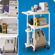 Mobile Respiratory Cart by Innovative Products Unlimited|Closeup of Mobile Respiratory Cart by Innovative Products Unlimited