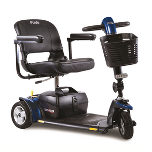 Go-Go Sport 3-Wheel by Pride Mobility with Blue Shroud