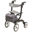 Nitro Aluminum Rollator by Drive Medical in black|Nitro Aluminum Rollator by Drive Medical in white|Nitro Aluminum Rollator by Drive Medical in red|Nitro Aluminum Rollator by Drive Medical in red folded for storage|Nitro Aluminum Rollator by Drive Medical in red back view