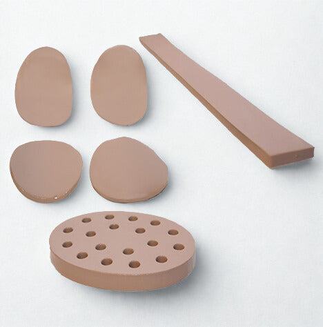 Danmar Helmet Pad Kit - Set of 4 Liner Pads, Crown Pad, and Liner Cushion|Danmar Sizing Kit with 1 Varying Option for ¼ in and ½ in|Danmar only pad in kit that varies in size ¼ in and ½ in