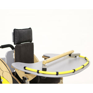 Optional grab bar is available with purchase of the optional tray