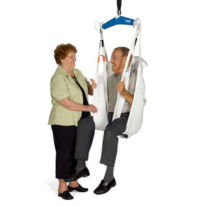 Arjohuntleigh Combi Sling with adult user|Arjohuntleigh Combi Sling with pediatric user|Diagram of Arjohuntleigh Combi Sling