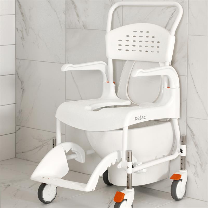 Clean Adjustable chair over Toilet