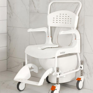 Clean Adjustable chair over Toilet