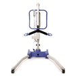 Joerns Hoyer Advance-E Portable Patient Lift|Front view of the Joerns Hoyer foldable portable lift|Advance E Portable Lift Folded|Joerns Hoyer Full Back Padded Polyester Sling|Joerns Hoyer Full Back Net Polyester Sling