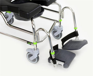 Angle/Depth-Adjustable Footplates come standard with Tilt chair