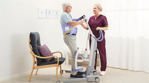 Arjohuntleigh Sara Flex Sit to Stand Patient Lift|Arjohuntleigh Sara Flex - Flexible Leg Support|Arjohuntleigh Sara Flex - Safe and Secure Lift|Arjohuntleigh Sara Flex - Safe and Secure Lift|Arjo Sara 3000 (Universal) Seated Transfer Sling|Arjohuntleigh Deluxe Comfort Sling