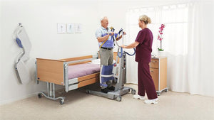 Arjohuntleigh Sara Flex Sit to Stand Patient Lift|Arjohuntleigh Sara Flex - Flexible Leg Support|Arjohuntleigh Sara Flex - Safe and Secure Lift|Arjohuntleigh Sara Flex - Safe and Secure Lift|Arjo Sara 3000 (Universal) Seated Transfer Sling|Arjohuntleigh Deluxe Comfort Sling