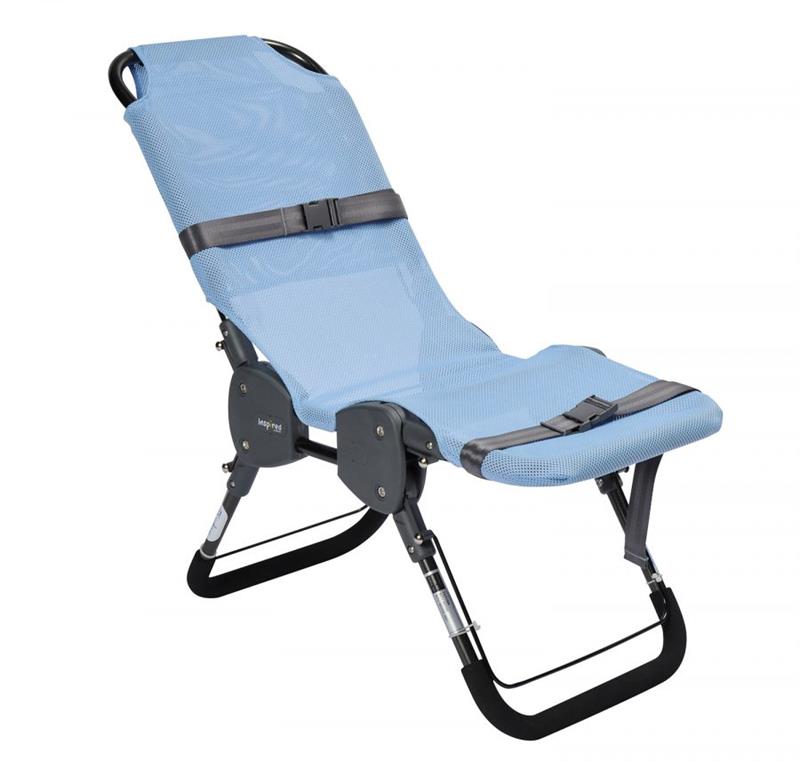 Seat comes with 2 positioning belts that can be placed anywhere along seat