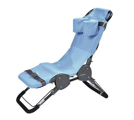 Ultima Bath Chair in Bubble Blue with opt. head support pad