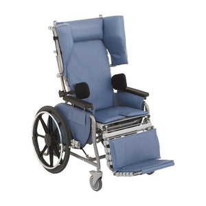 Midline Tilt Recliner by Broda in Sapphire Blue