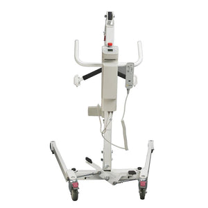 Rear view of foot pedal, control holder and push bars of Protekt 500 Lift